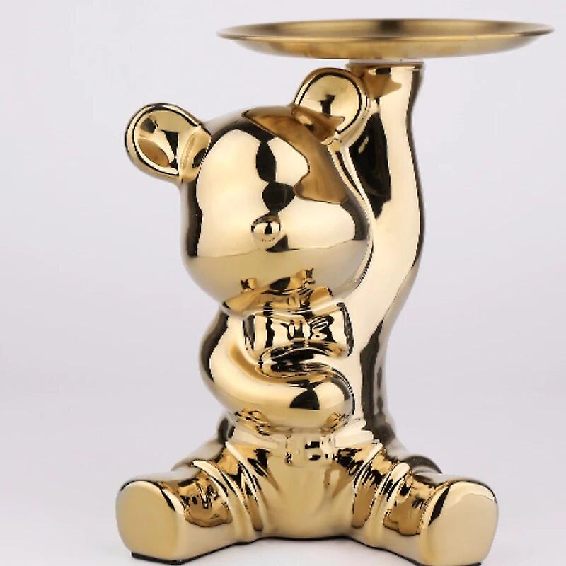 Piggy Bank Personality Bear Money Box Sculptures .