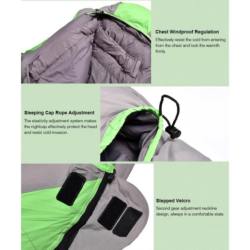 Mummy sleeping bags