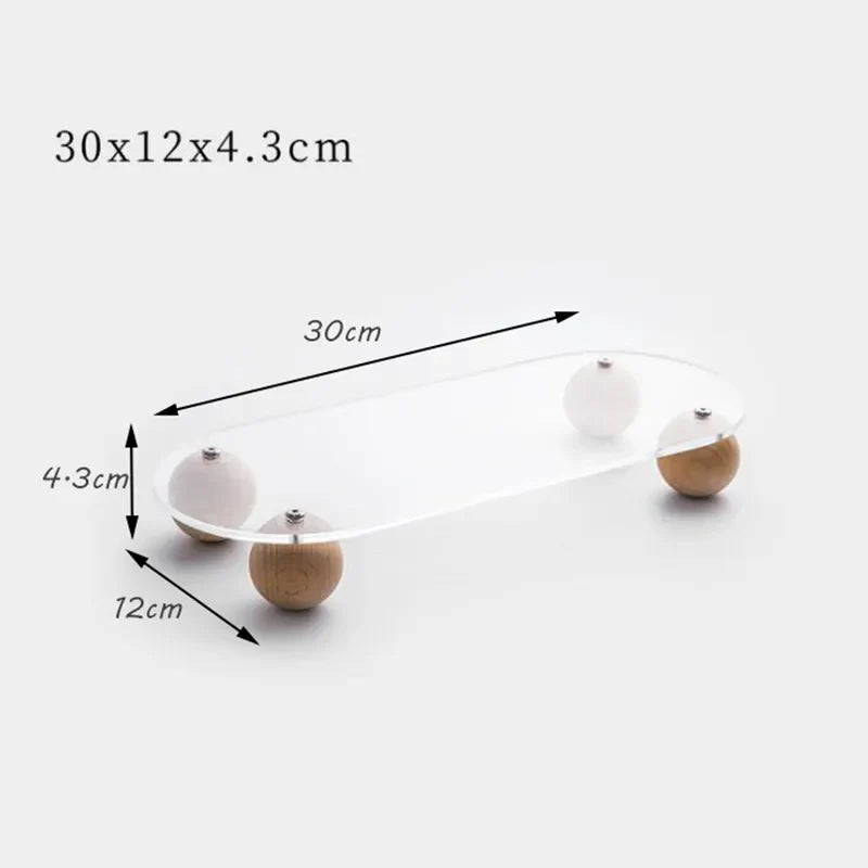 Acrylic transparent tray