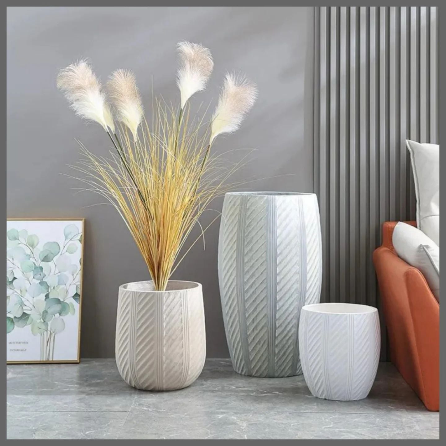 Elegant Flower Planter Pot Set