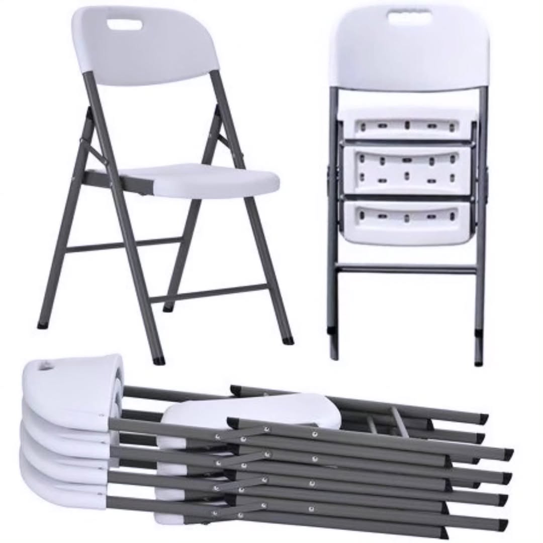 Outdoor Garden Camping Chair Portable Folding Chair Foldable Plastic Chair