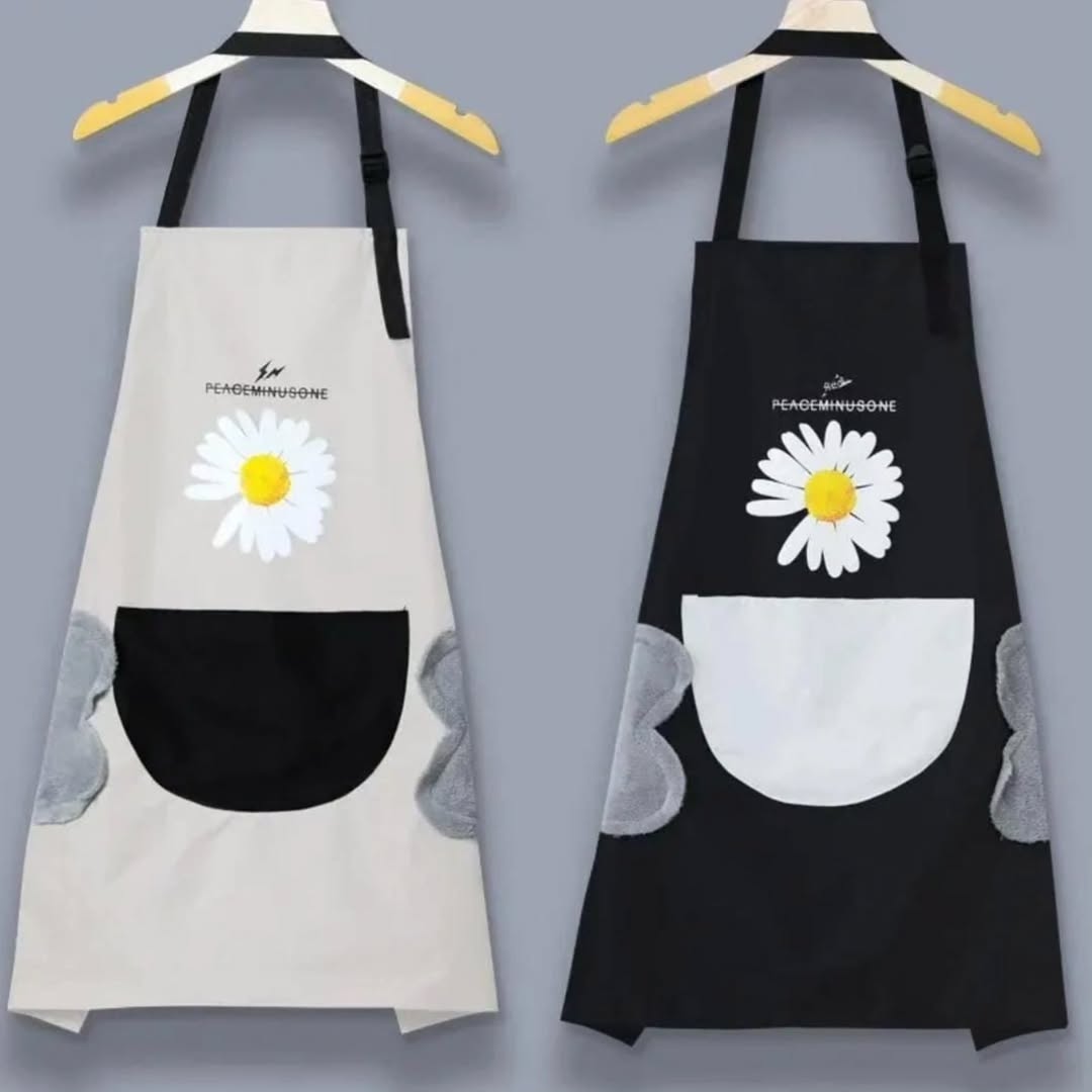 Floral waterproof apron