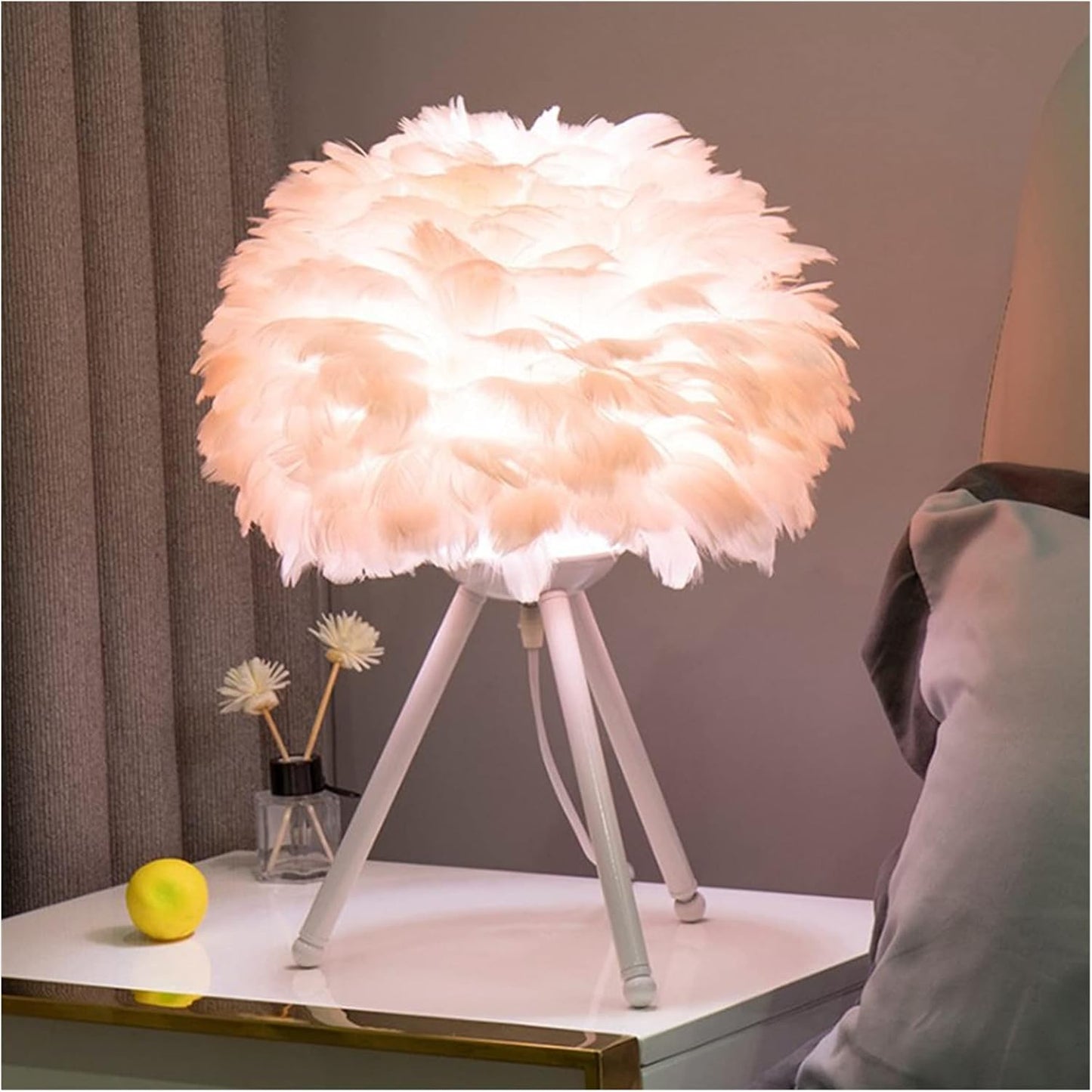 Goose Feather Lamp Shade