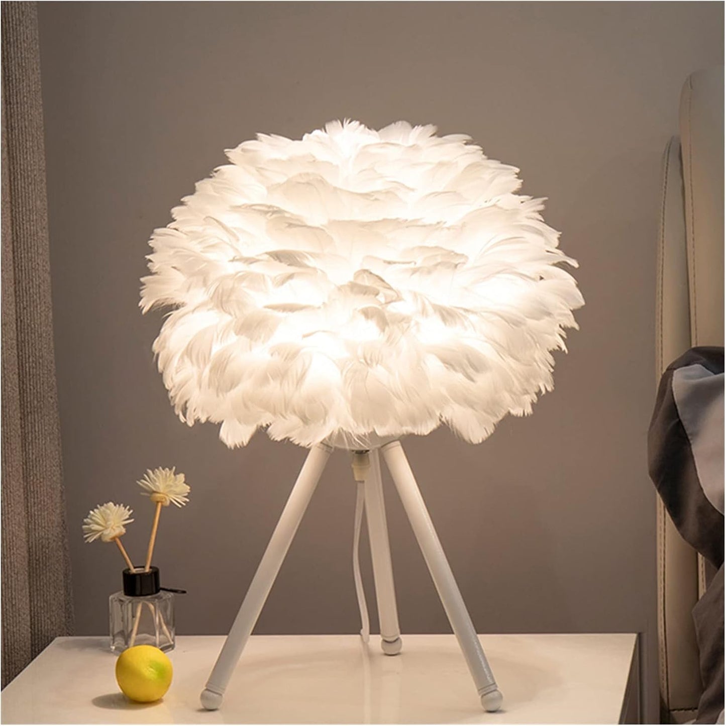 Goose Feather Lamp Shade