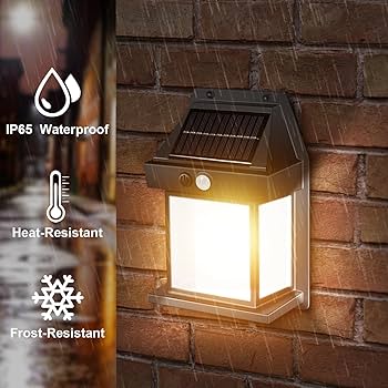 Solar Motion Sensor Led Retro Wall Outdoor Light Garden Lamp Outdoor Led Solar Security Light For Garden