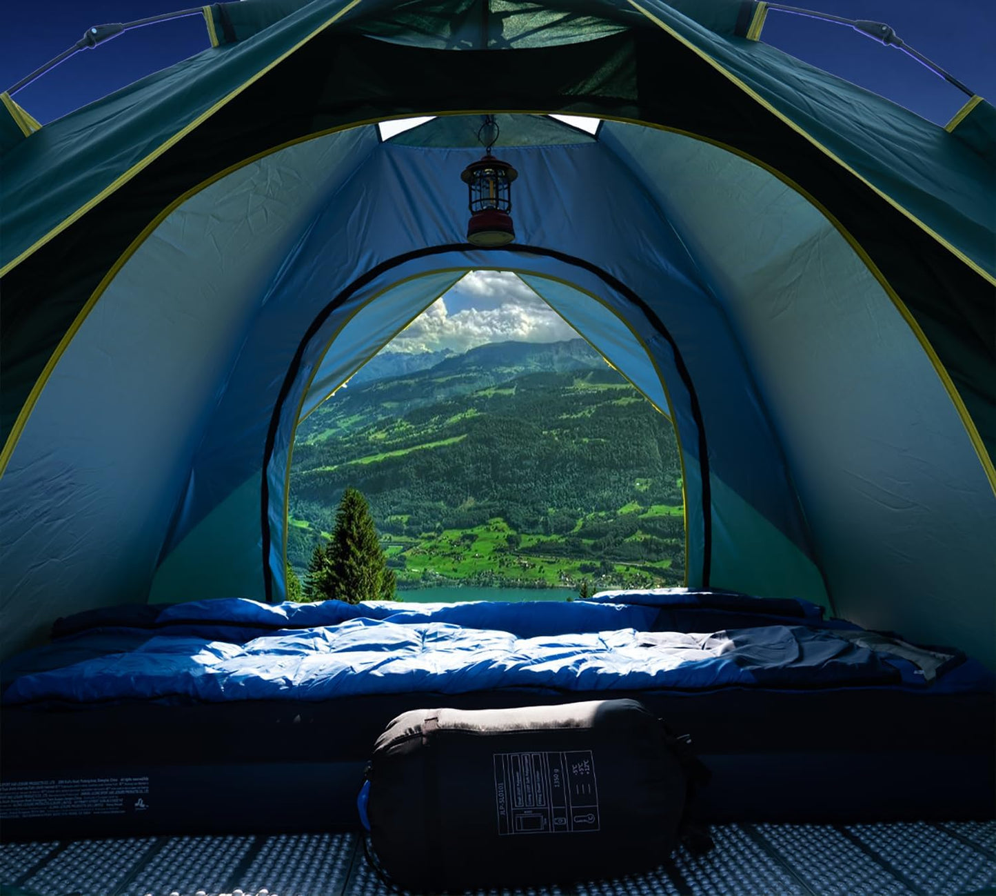 Pop Up Tents for Camping, 2-4 Person Camping Tents Waterproof.