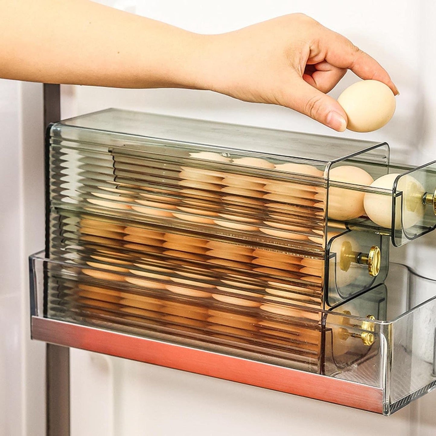 Transparent Acrylic Egg Organizer