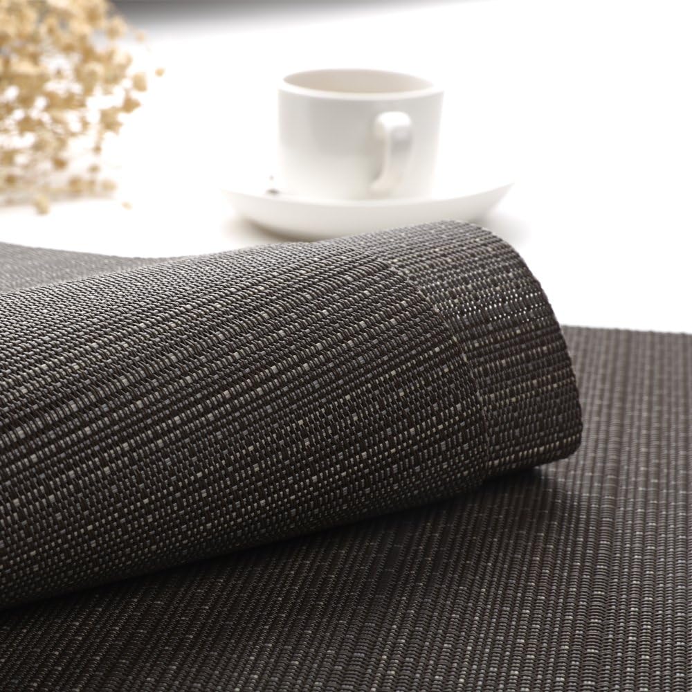 6PCS Table mats Placemats Set (Grey)