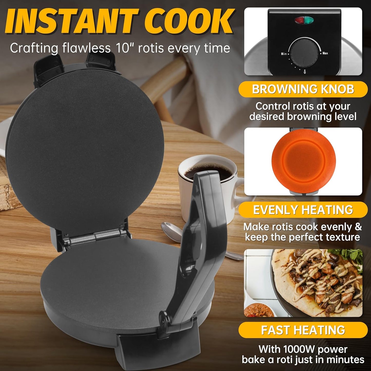 Electric Roti Chapati Maker