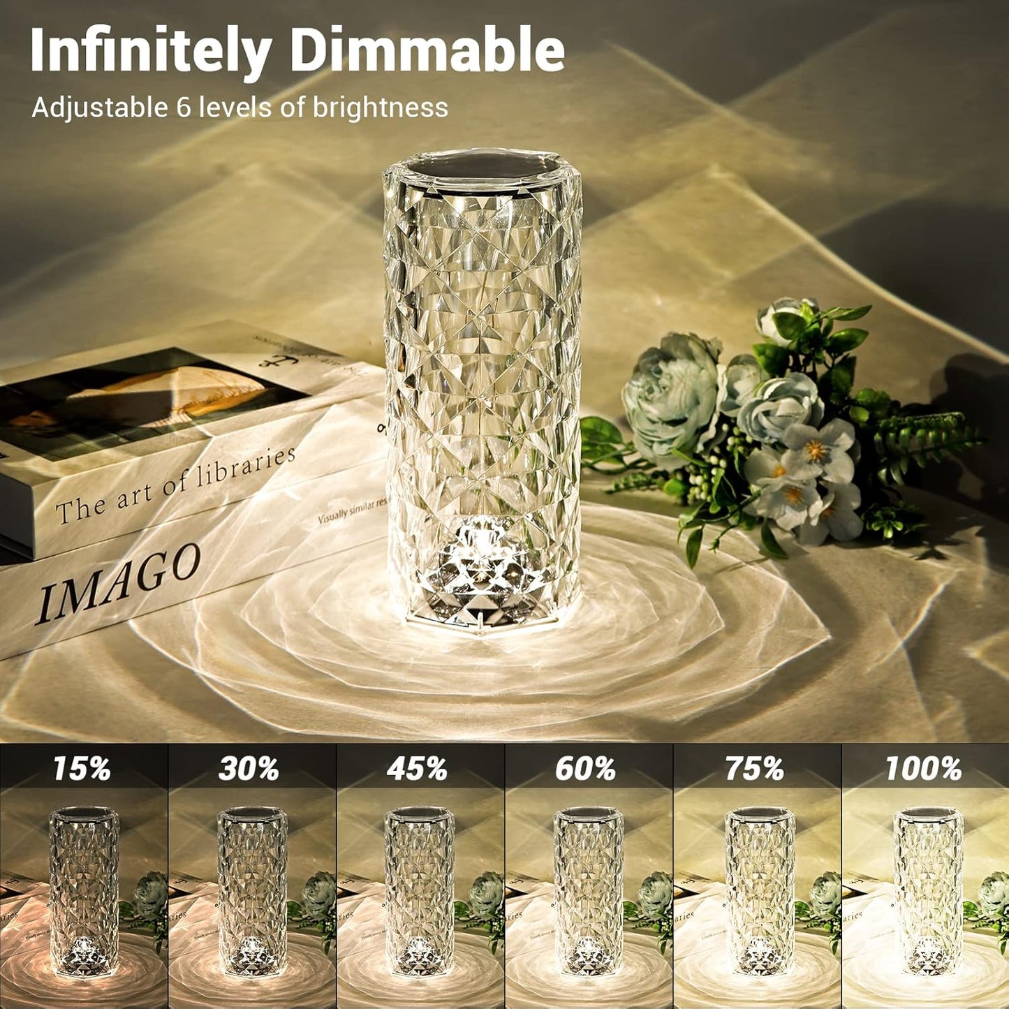 Touch Crystal Table Lamp