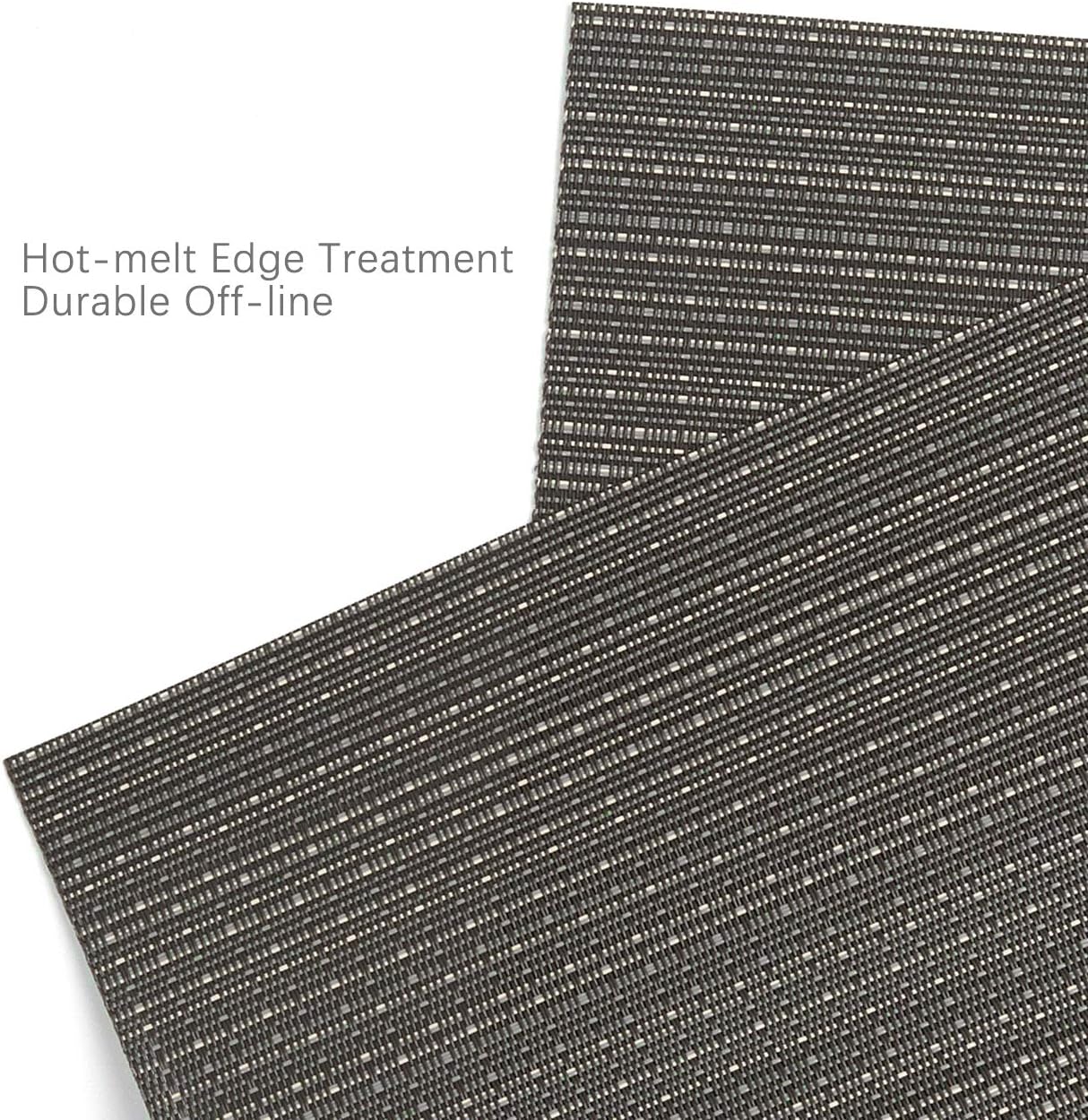 6PCS Table mats Placemats Set (Grey)