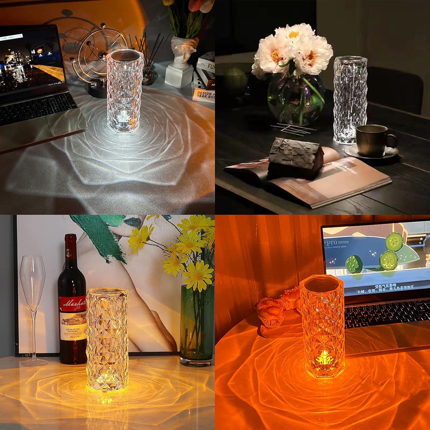 Touch Crystal Table Lamp