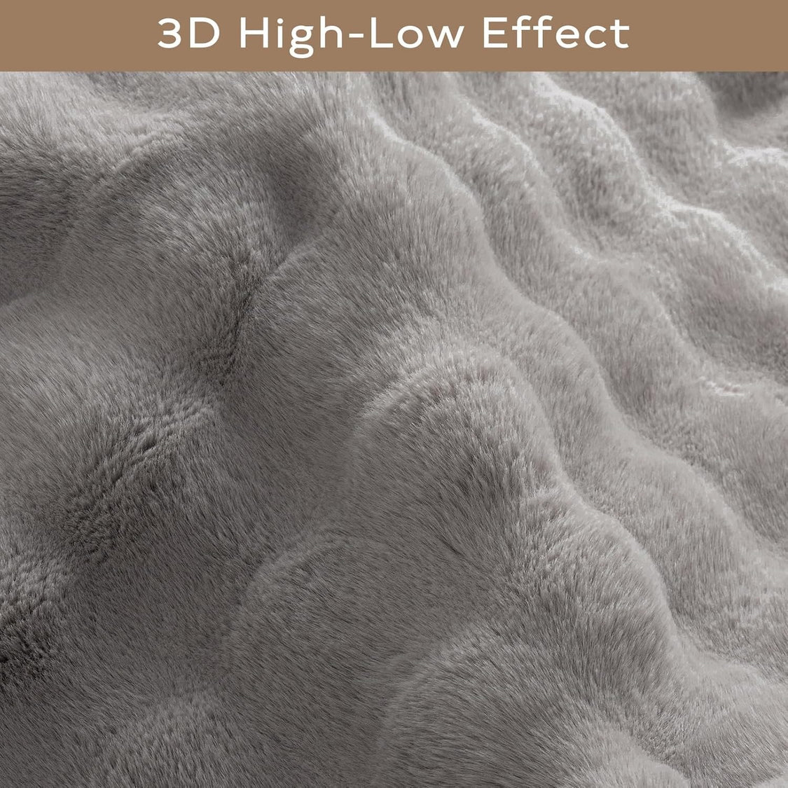 Faux Rabbit Fur Rug Carpet, 4x6 FT Fluffy Soft Area Rug