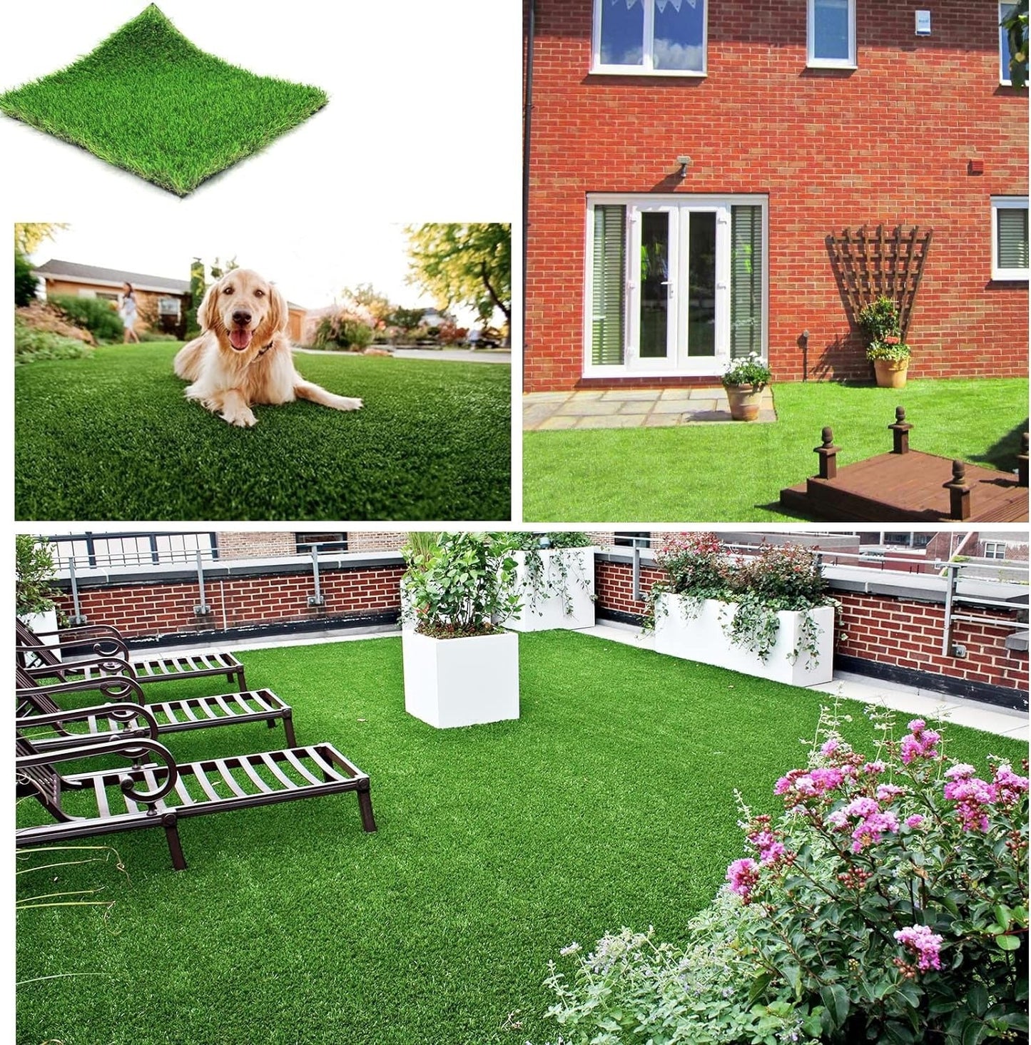 35 MM Artificial Grass Mat Carpet for Balcony - for Home Decoration