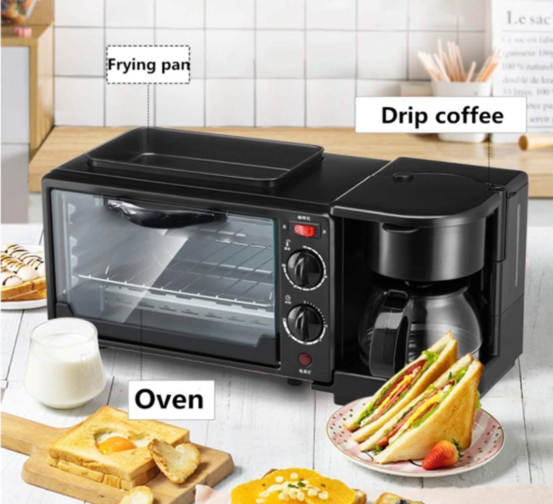 Nunix 3 IN 1 BREAKFAST MAKER; TOASTER,OVEN, COFFEE MAKER