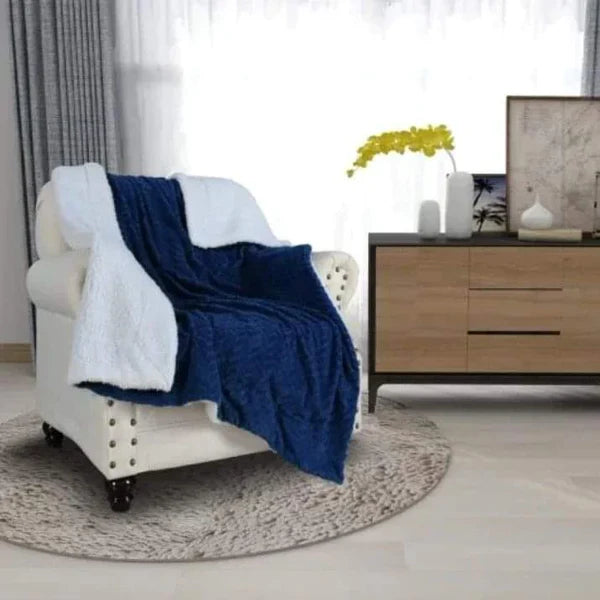 Flannel Sherpa Throw Blankets