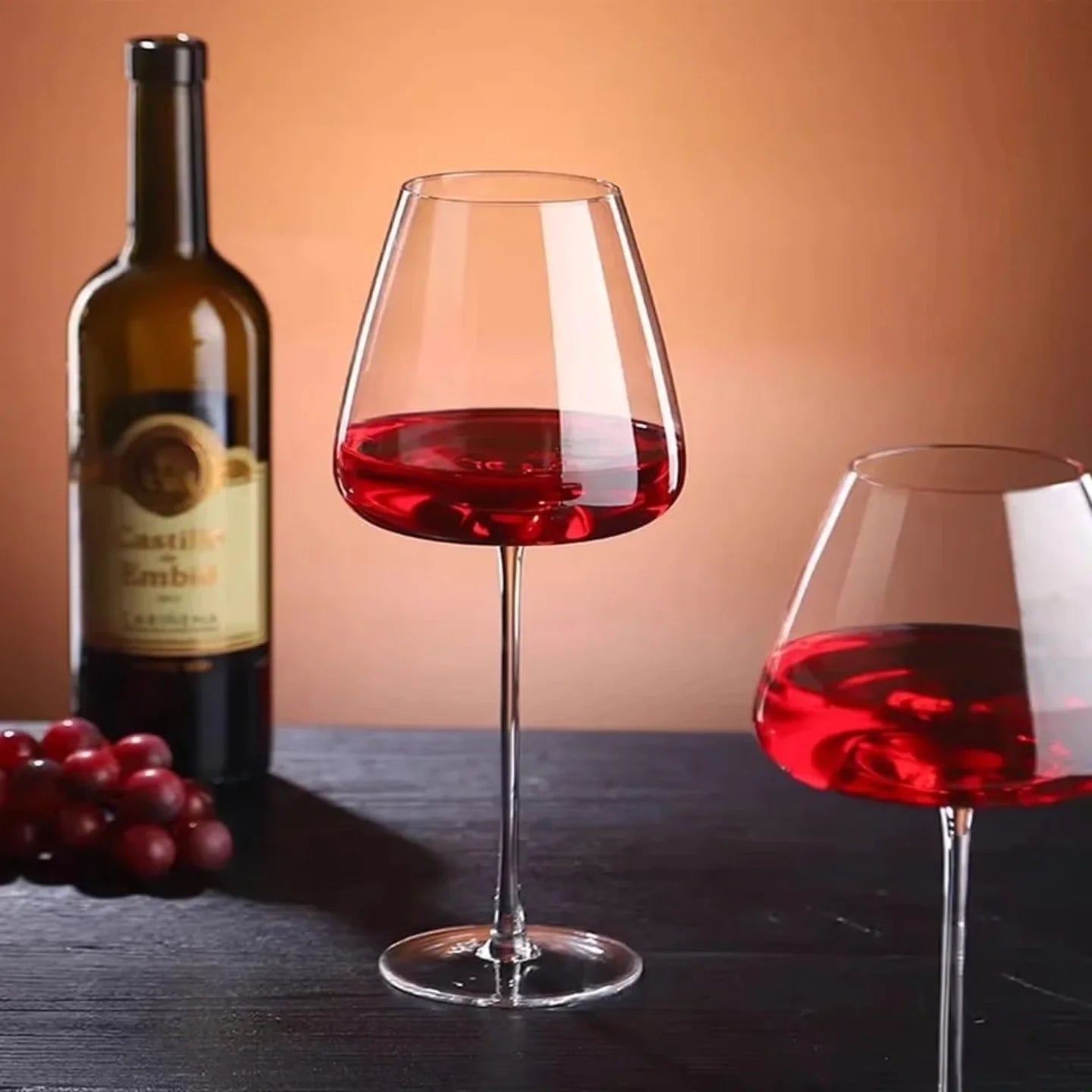 2pcs Large Capacity Crystal Wine Glass