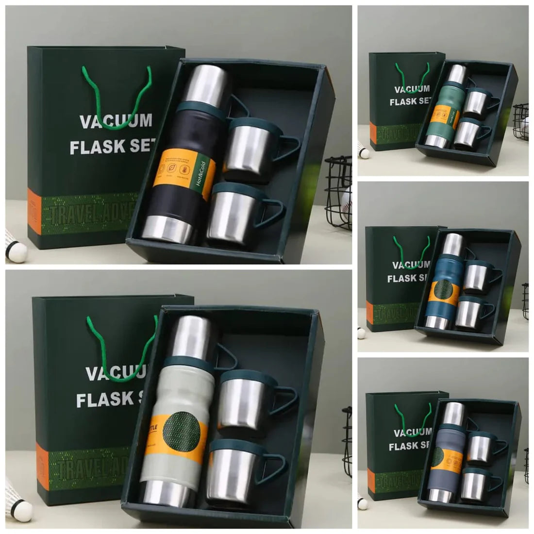 4 in 1 vacuum flask set