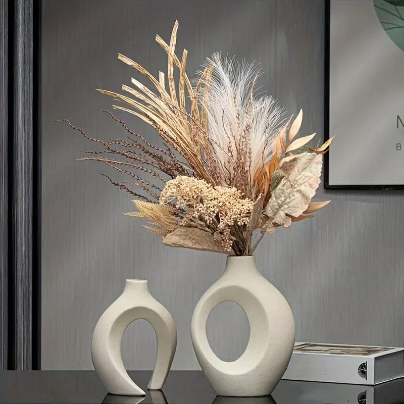 2 in 1 Nordic doughnut Flower Vase