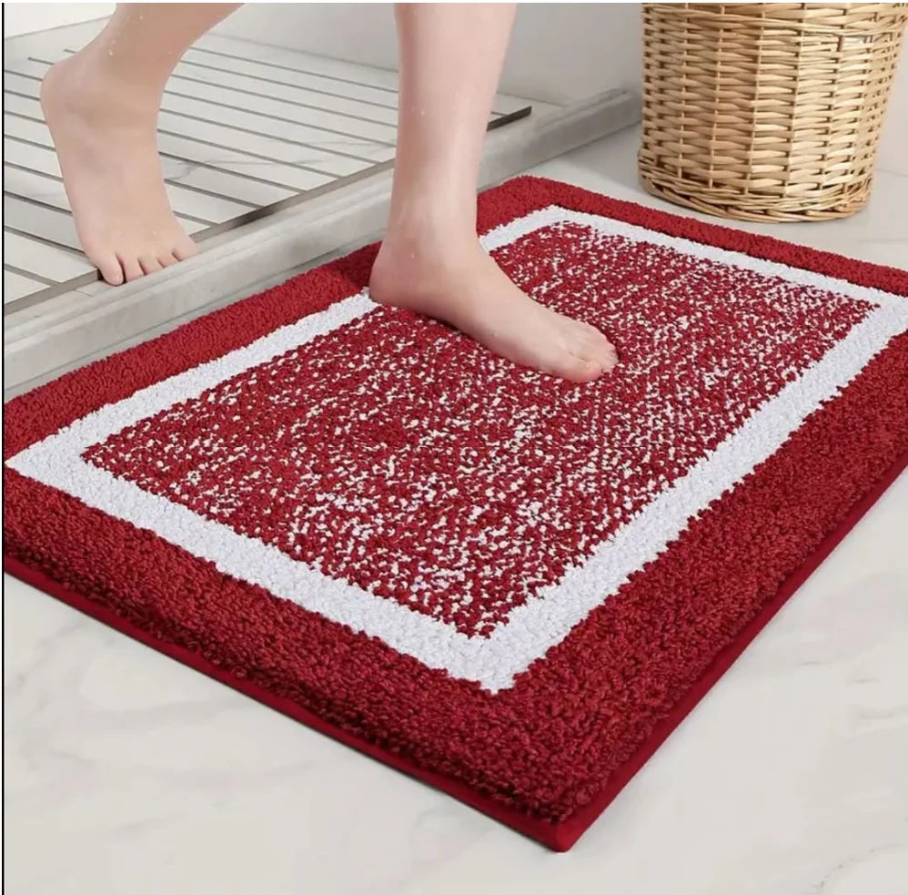 Large Absorbent Flocking bath mats