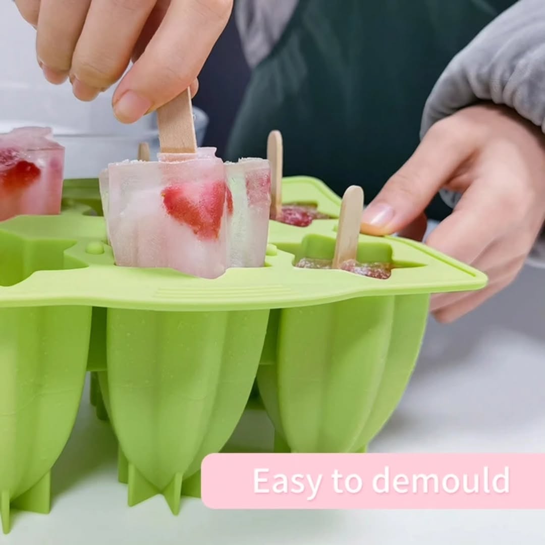 Silicone Ice Cream and Popsicle Mold