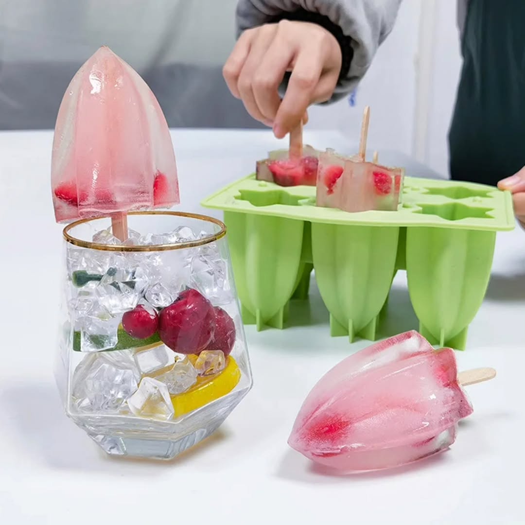 Silicone Ice Cream and Popsicle Mold