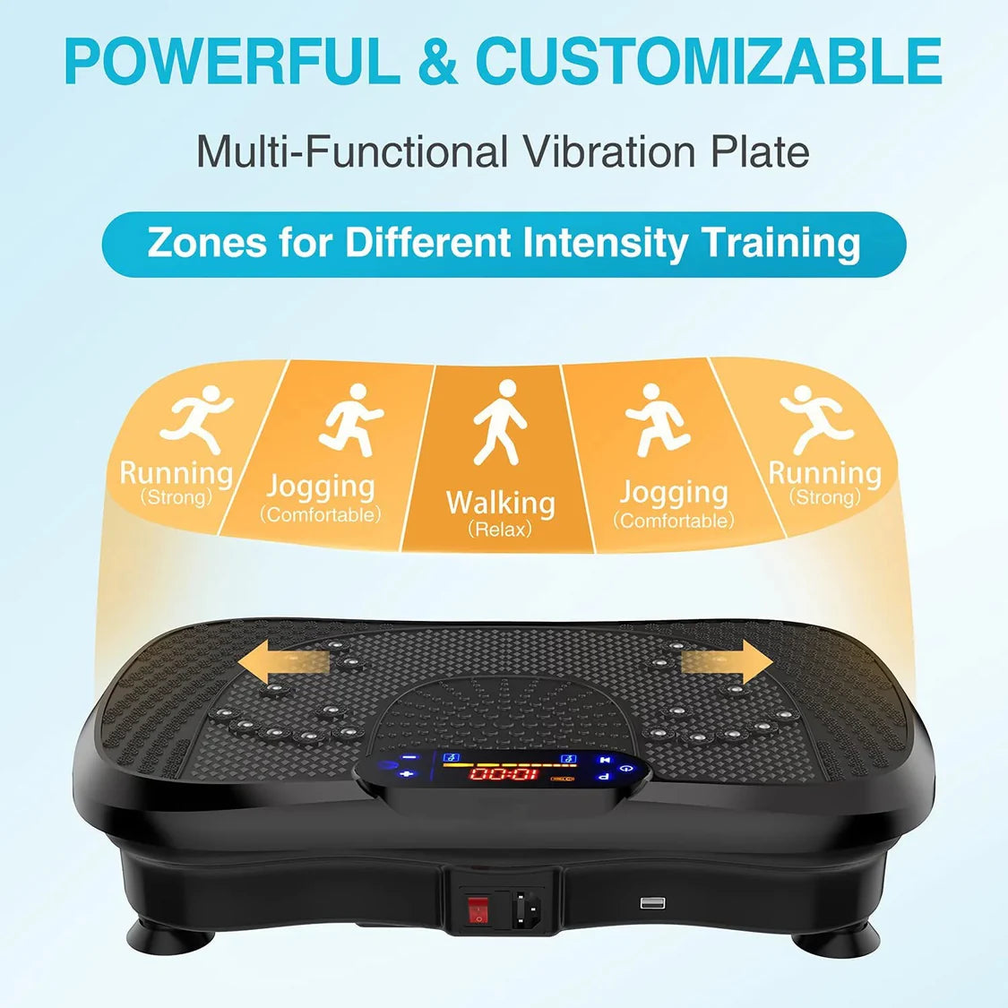 Ultra Slim Vibration Plate Exercise Machine