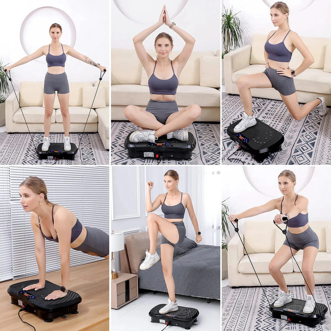 Ultra Slim Vibration Plate Exercise Machine