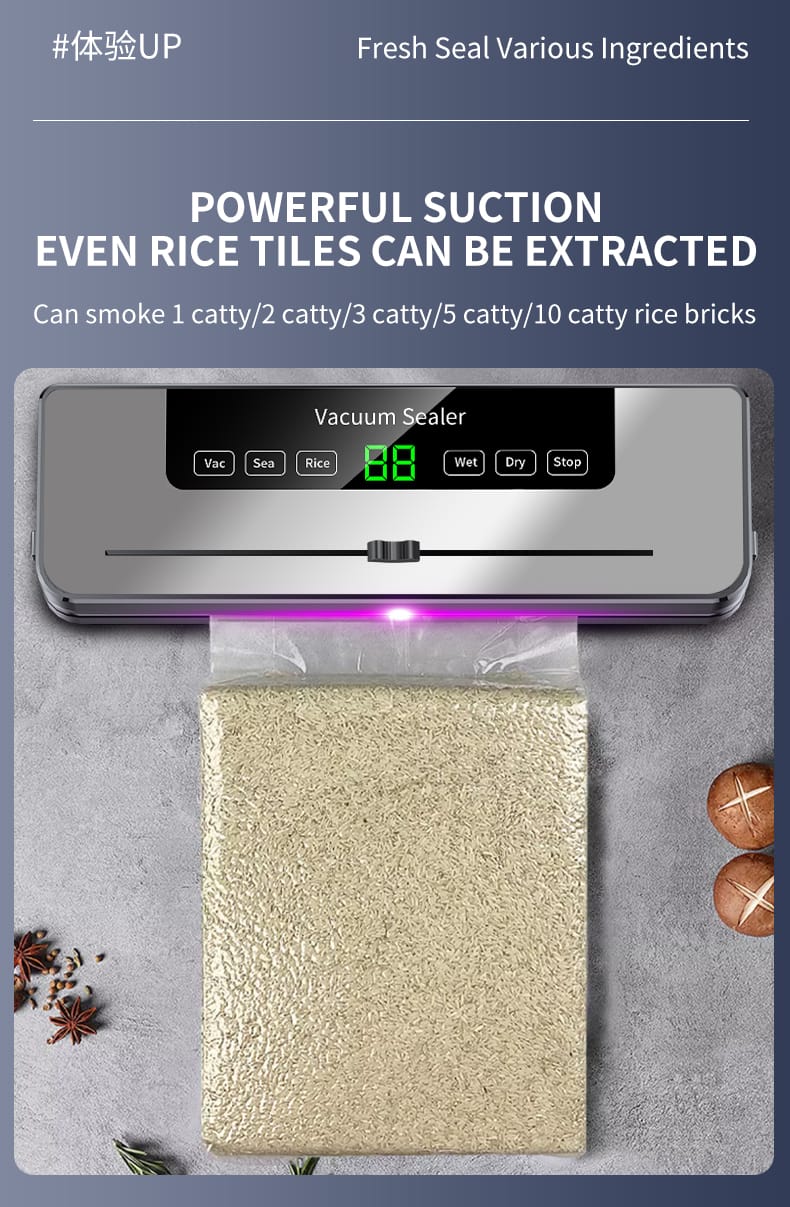 Electric vacuum sealer machine