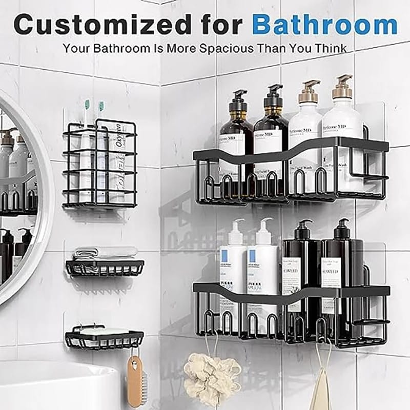 5pc bathroom organizer
