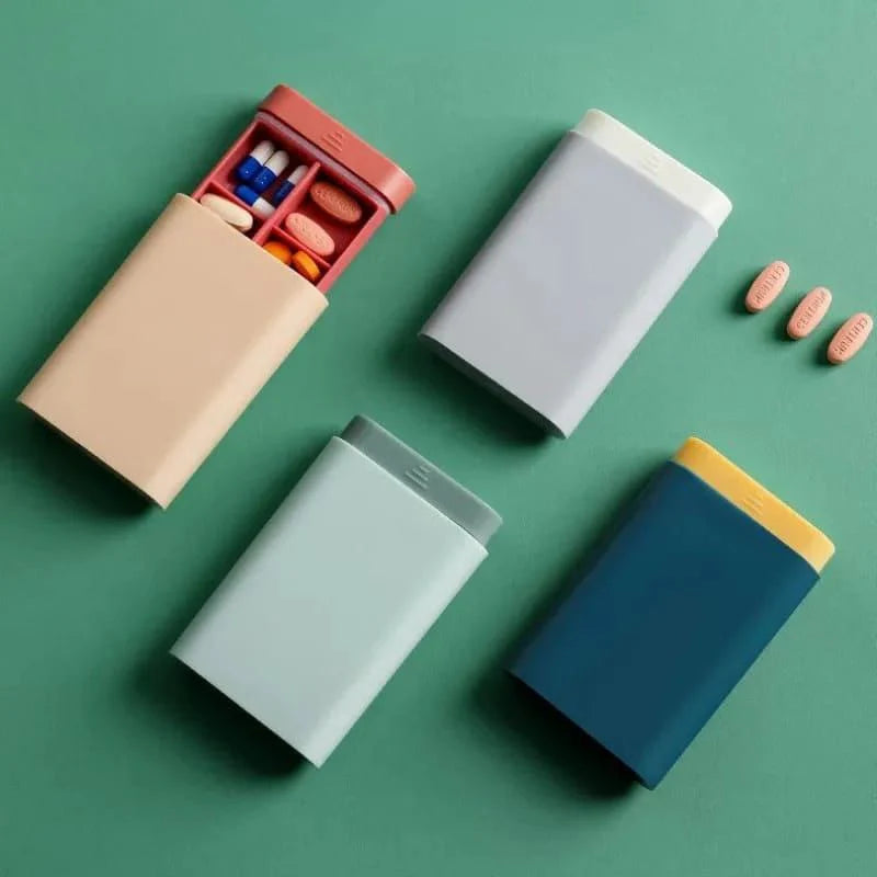 Nordic style pill and medicine organizer