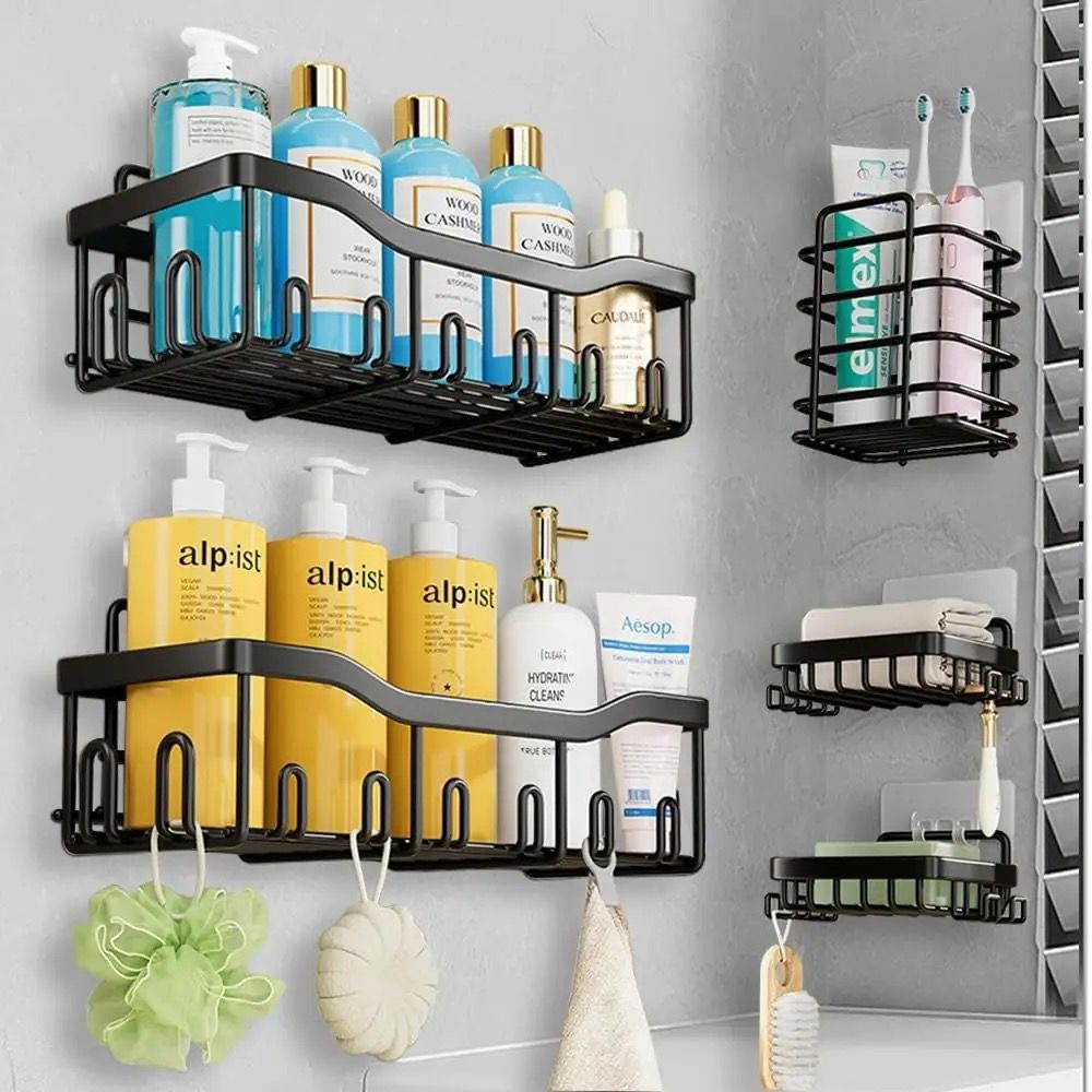 5pc bathroom organizer