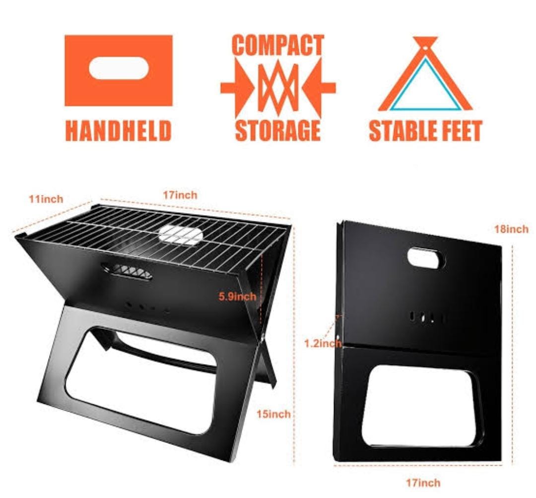 Heavy Portable barbecue CHARCOAL grill