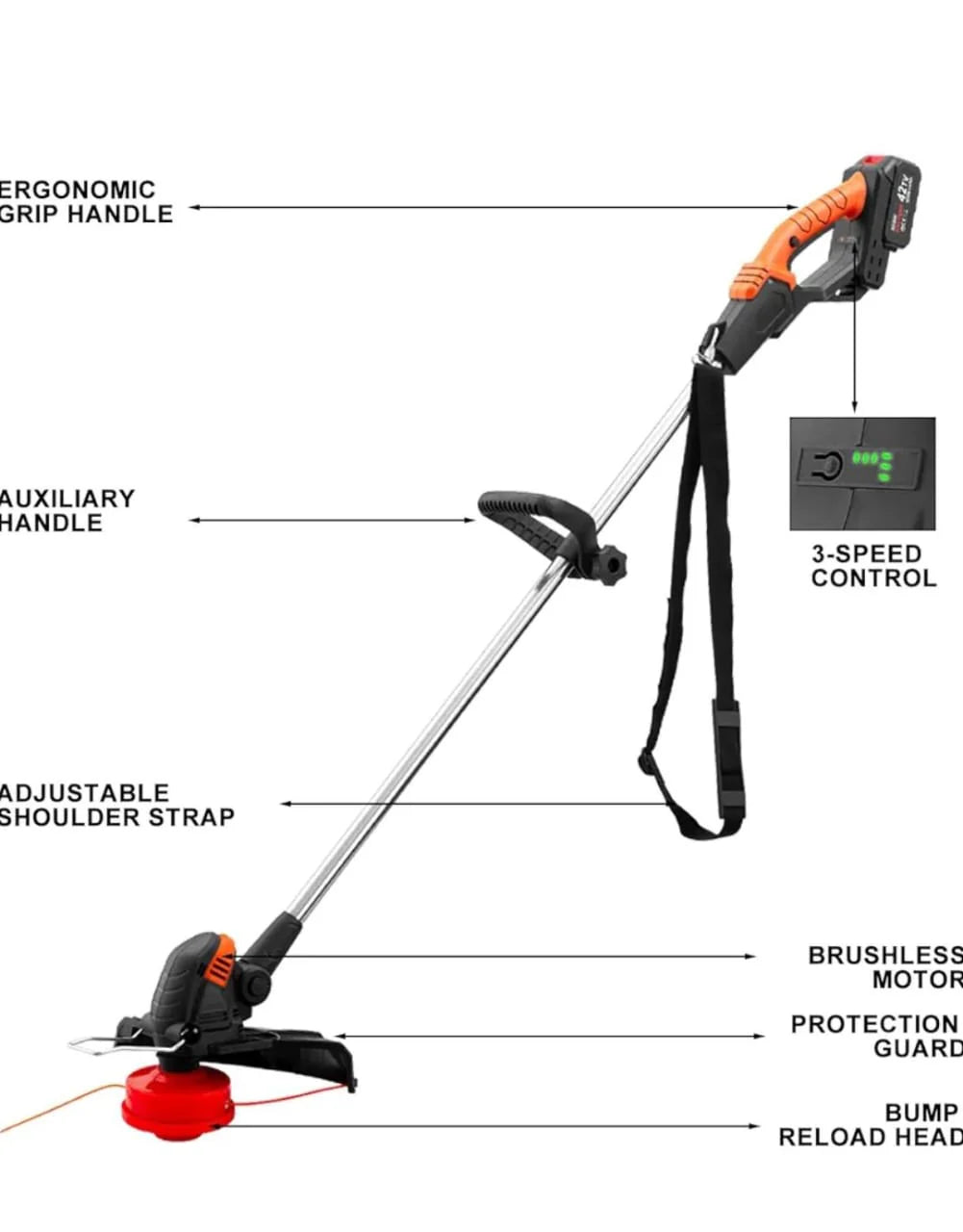 Cordless Lawn Trimmer Weed Wacker / grasscutter