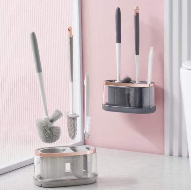 5 in 1 cleaning Toilet Brushes and Drying Holder