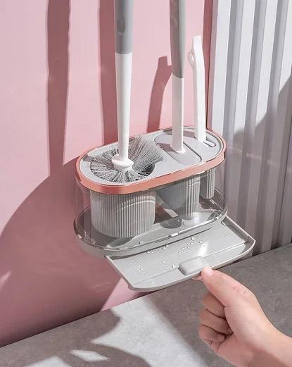 5 in 1 cleaning Toilet Brushes and Drying Holder