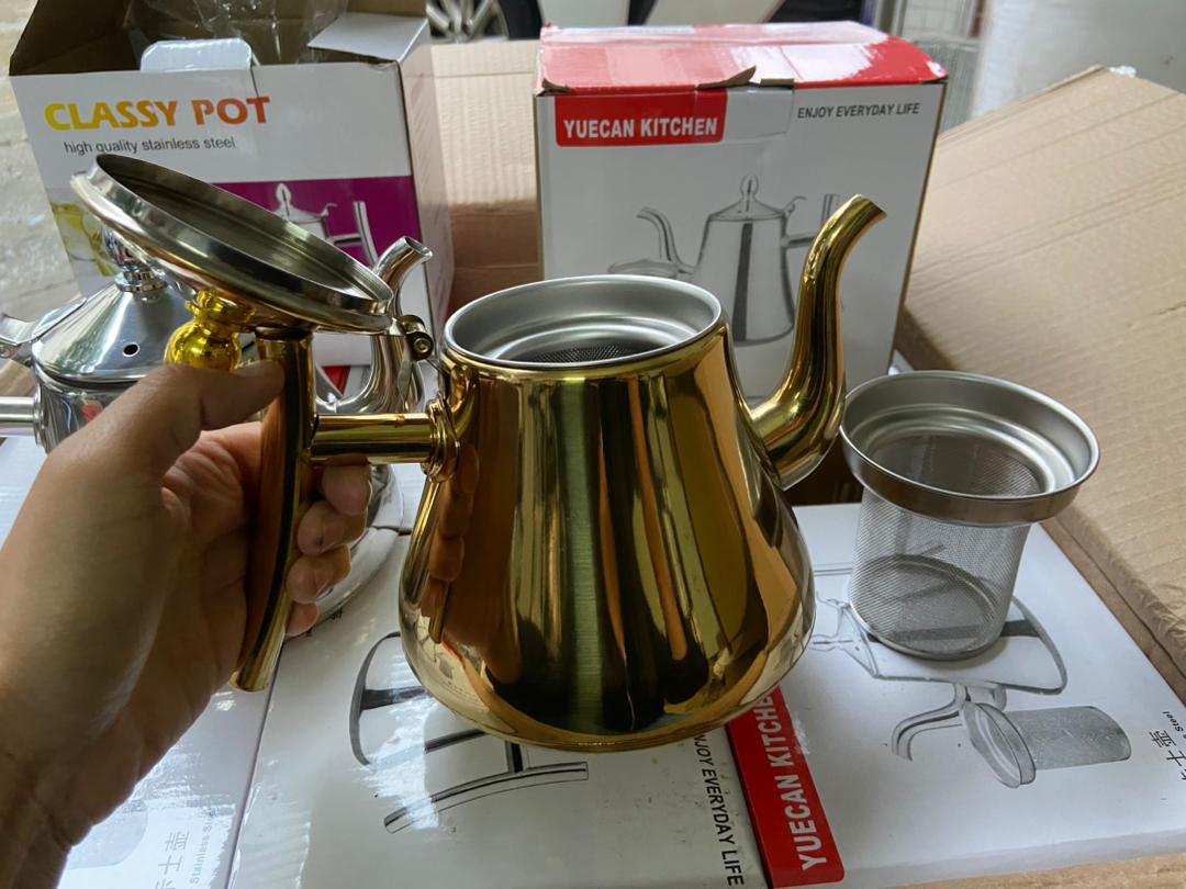 Stainless Steel Teapot With Infusion