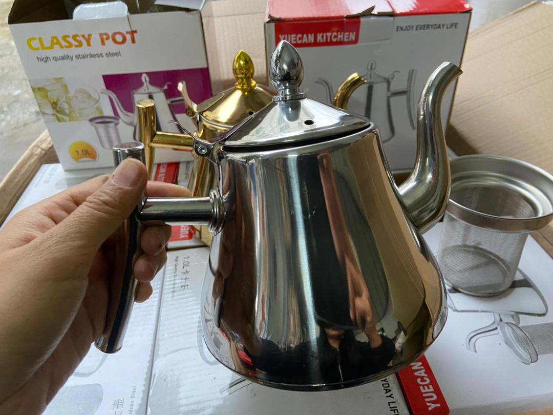Stainless Steel Teapot With Infusion
