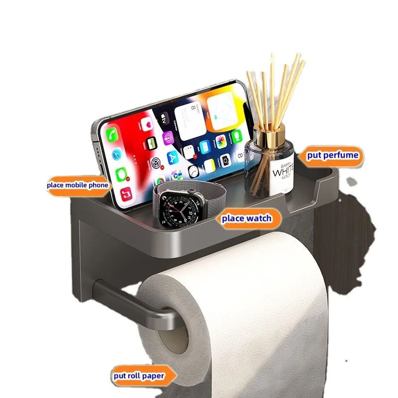 Aluminium Toilet Paper Holder