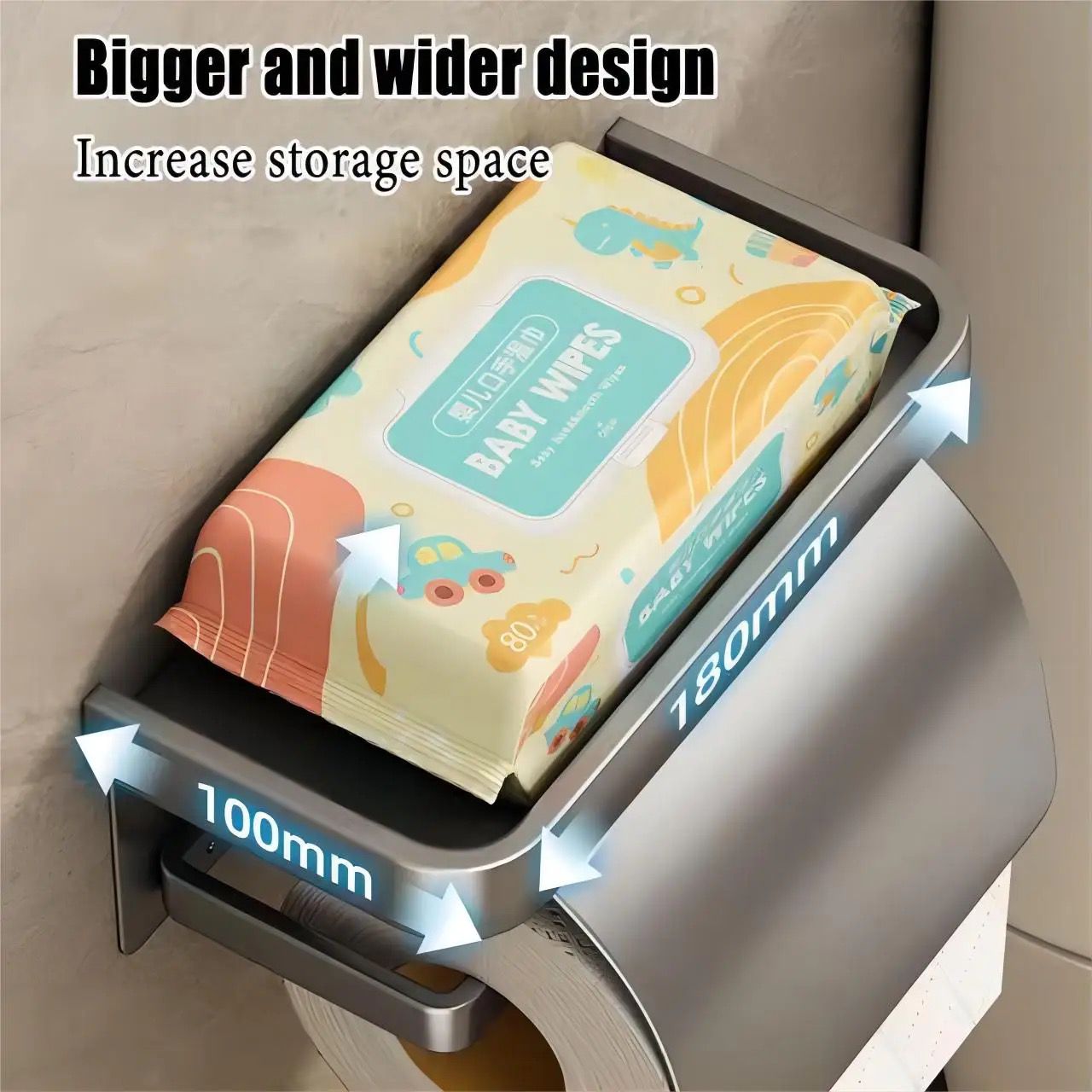 Aluminium Toilet Paper Holder