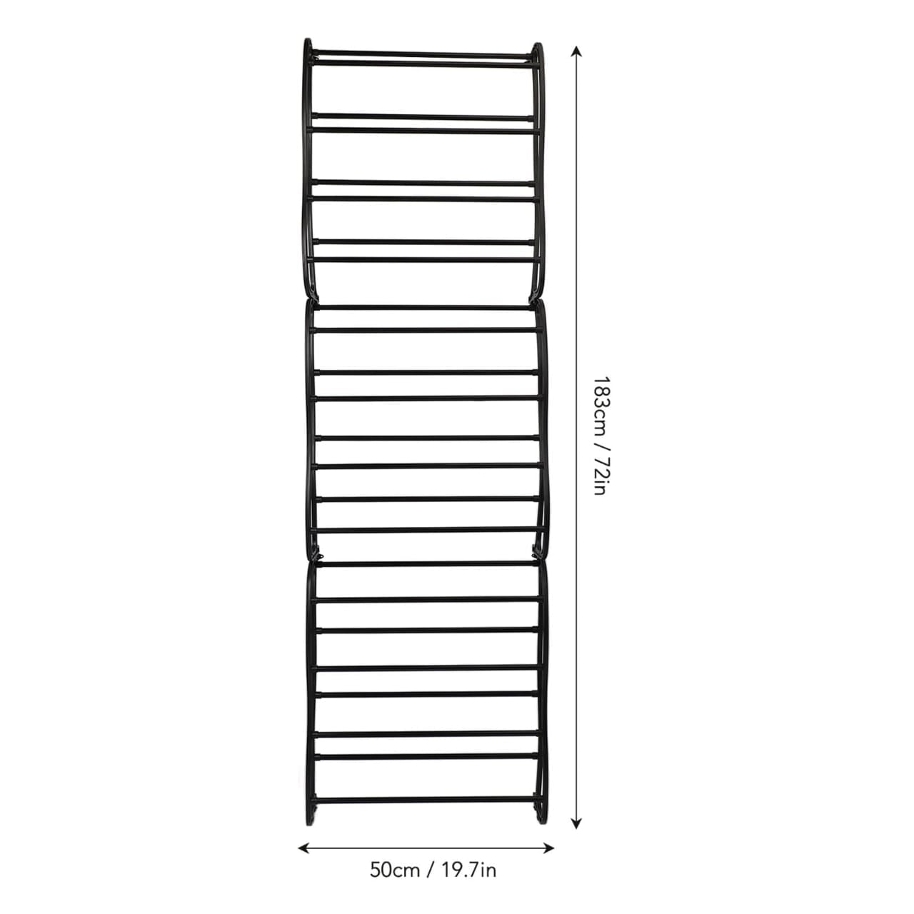 Over the Door Metalic Shoerack