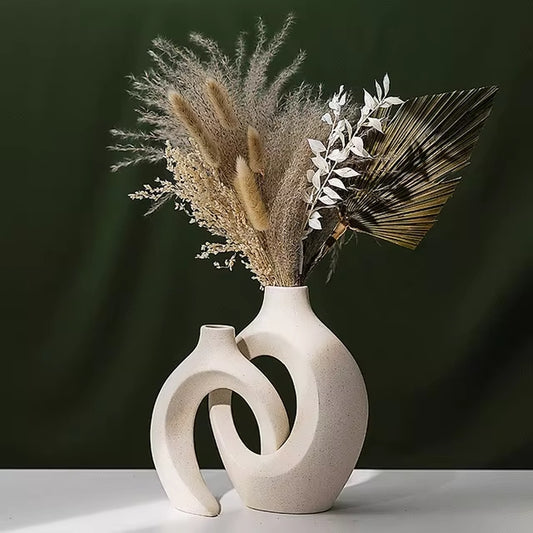 European style nordic ceramic flower vase