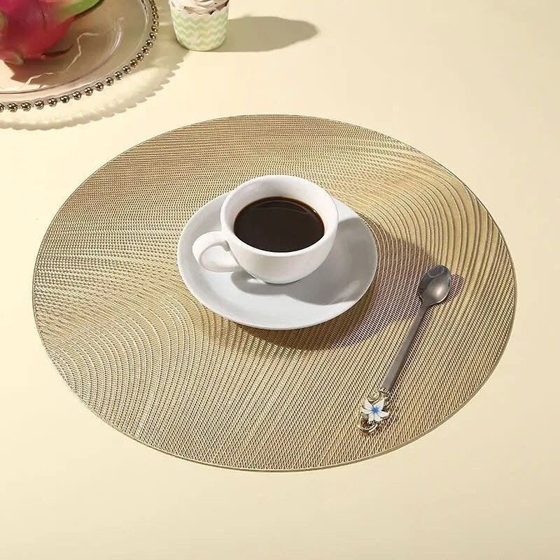 6pcs Non Woven PVC Table Mats