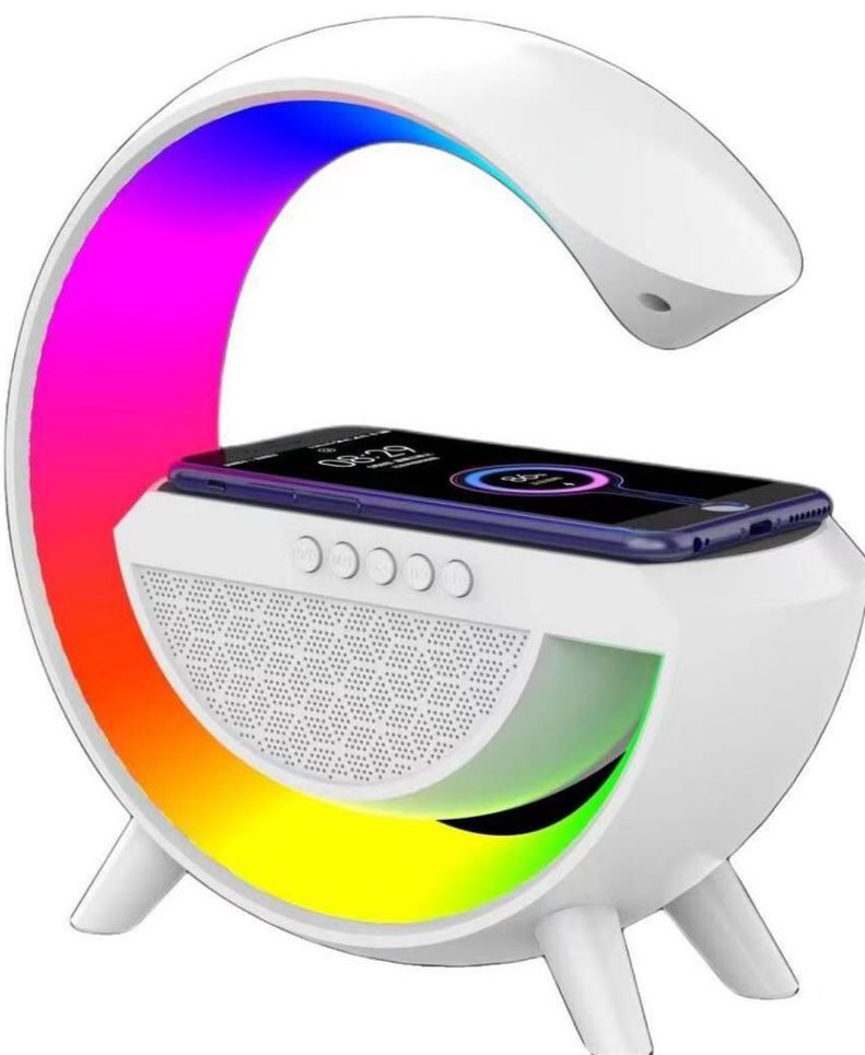 3in 1 Rainbow Light/Wireless Charger Speaker