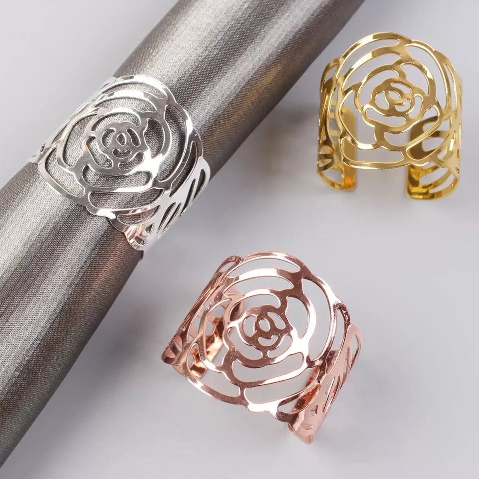 6pcs luxurious gold rings