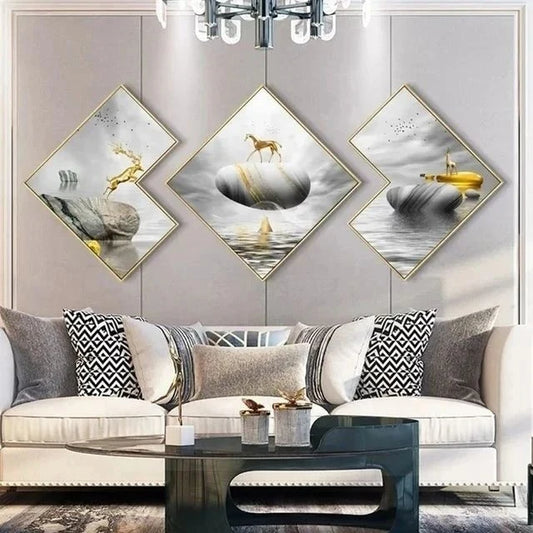 Living room aluminum decorative painting