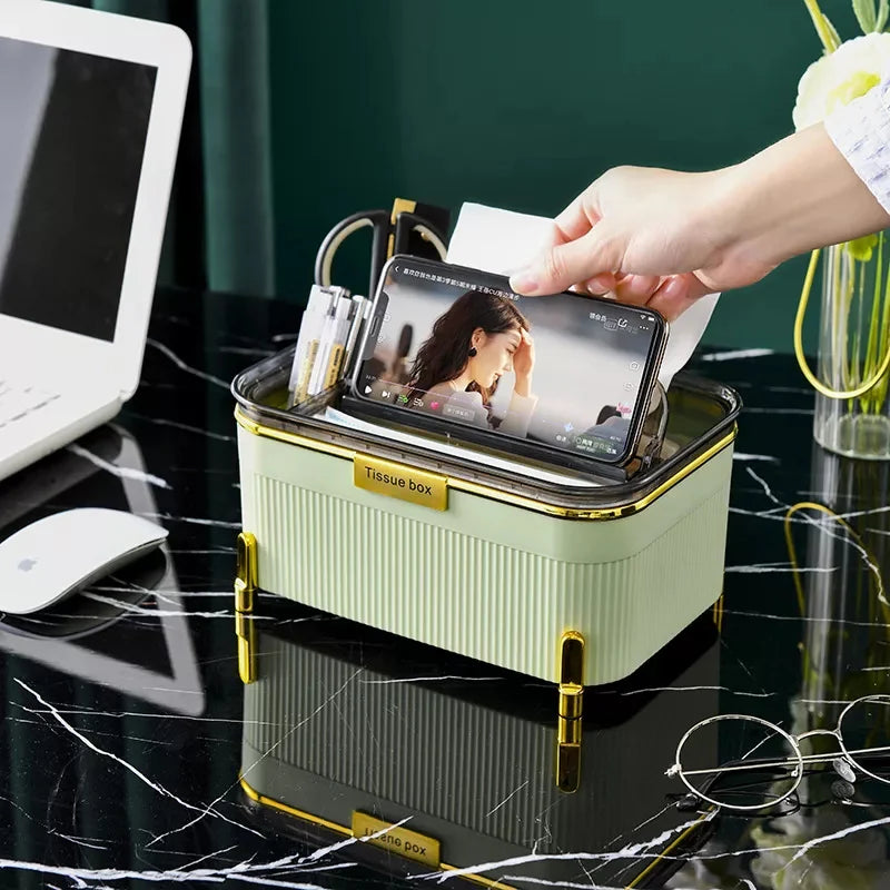 Luxury Multifunction Tissue Box