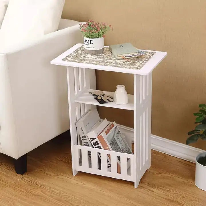 3 Layer Multi-purpose Bedside Table