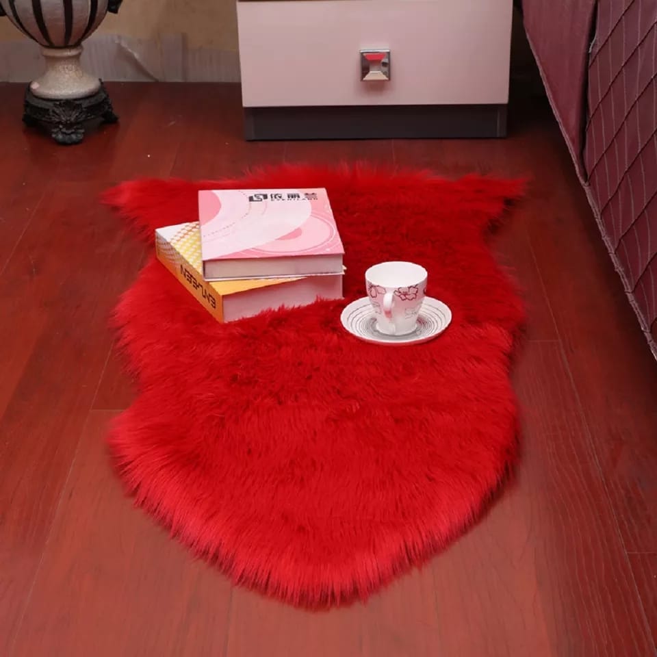 Home decorative Faux fur mats