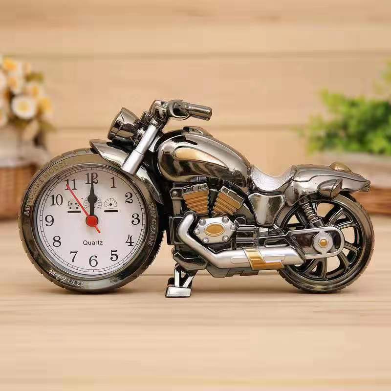 Creative Retro Motorcycle Alarm Clock